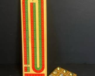 108 hoyle3trackwoodencribbageboardmarb