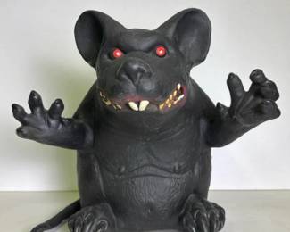 472 vintagenoveltyblackrubberratfigure