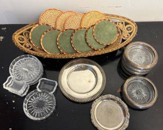 083 assortedcoastersglassspoonrestscopp