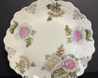 073 decorativeceramicplatewithfloralmot