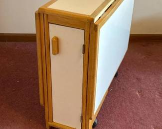 465 dropleafutilitytablelightwoodwith