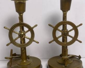 002 lovelypairofvintagenauticalbrasssh