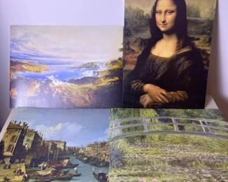 004 setoffourmasterpieceartprintsmona