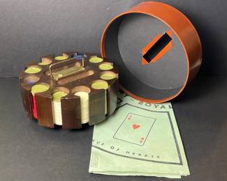 426 vintagerummyroyalpokerchipsetwith