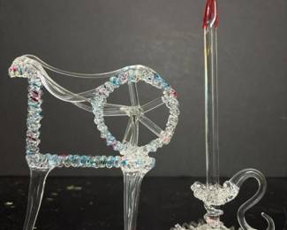 070 decorativehandblownspunglassspinnin