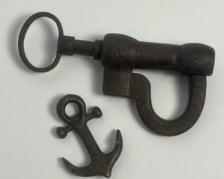 097 antiquebritishmaritimedshackleancho