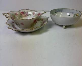 211 twolimogesbowlswithscallopedgoldtr