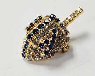 Dorothy Bauer Dreidel Brooch