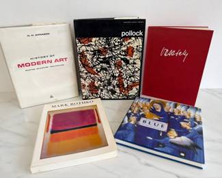 Lot 5297  Vintage Art Books  Pollack  Mark Rothko  History of Modern Art More