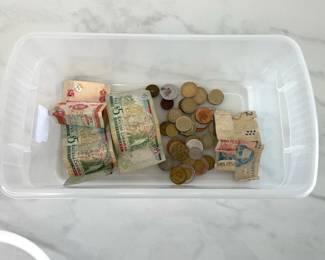 Lot 1414  Foreign Currency  Paper Bills Coins
