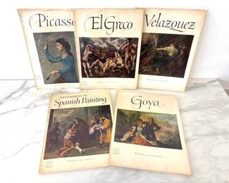 Lot 5226  Abrams Art Print Books  Picasso El Greco Goya Velasquez Etc