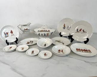 Lot 1485  Antique Taylor Smith  Taylor Brownie China Dishes