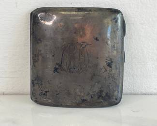 Lot 1480  Antique Tiffany and Co. Sterling Silver Cigarette Case Tobacciana