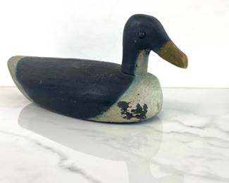 Lot 1250  Antique Carved Wooden Duck Decoy