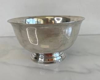 Lot 1405  Sterling Silver Paul Revere Bowl by International Silver