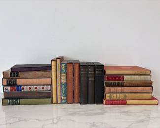 Lot 5247  Vintage Hardcover Books with Slipcases  Bronte Poe Stevenson Etc