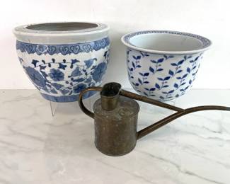 Lot 1281  Flower Planters Vintage Haws Watering Can