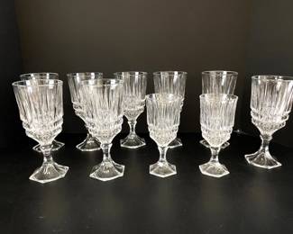 Lot 5197  Fostoria Heritage Clear Goblets