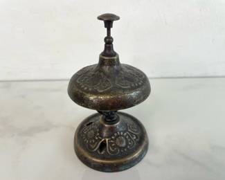 Lot 6010  Italian Brass Hotel Front Desk Bell