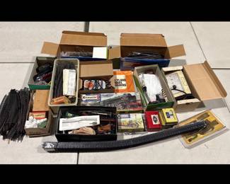 Lot 1398  Vintage Toy Train Tracks Accessories  Atlas Fleischman Etc