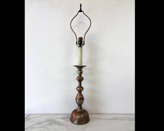 Lot 1245  Vintage Metal Lamp