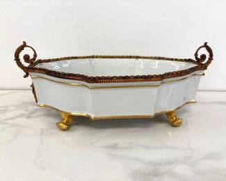 Lot 1299  Antique Limoges France Porcelain Jardiniere