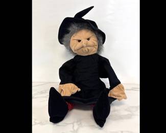 Lot 1334  Vintage Folkmanis Folktails Witch Puppet 27 Tall