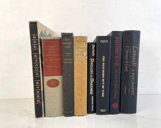 Lot 6016  Vintage Collectible H. P. Lovecraft  August Derleth  Poe Horror Books