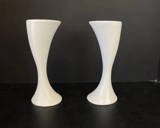 Lot 6024  Vintage Peter Saenger White Porcelain SakeCordial Goblets