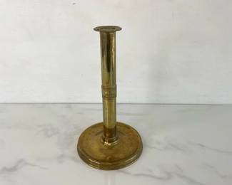 Lot 1459  Antique Cornelius  Baker Brass Candlestick Holder