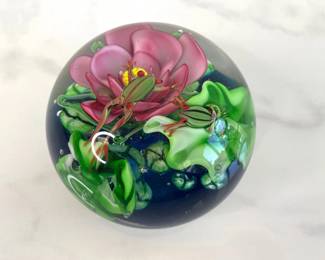 Lot 1454  Vintage Murano Italy Frog Art Glass Paperweight
