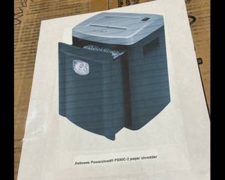 Lot 5214  Still in Box  Fellowes Powershred PS80C2 Paper Shredder