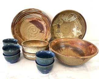Lot 1493  Studio Pottery Bowls