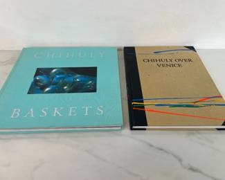 Lot 1323  Chihuly Over Venice Chihuly Baskets  Coffee Table Books