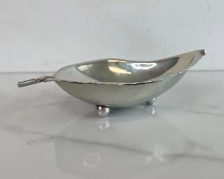 Lot 1271  Sterling Silver Sciarrotta Leaf Bowl