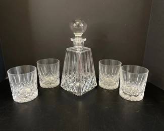 Lot 1484  Waterford Crystal Lissadel Decanter Set Barware