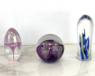 Lot 6036  Art Glass Paperweights