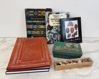 Lot 1287  Vintage Sewing Notions Books  Sewing Needlework More
