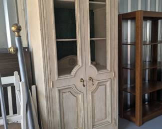 Large painted wood cupboard, $250