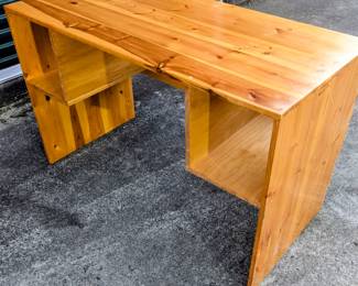Modern solid pine desk $100