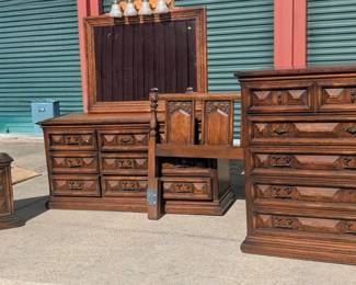 Bedroom set with full size headboard, $350.