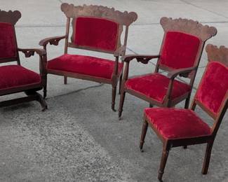 Victorian parlor set, $200 (other sets available)