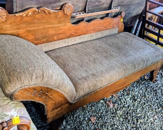 Antique fainting couch, $150