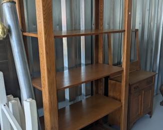 Wooden bookcase $150