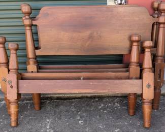 Pair of full sized beds with rails, $200.