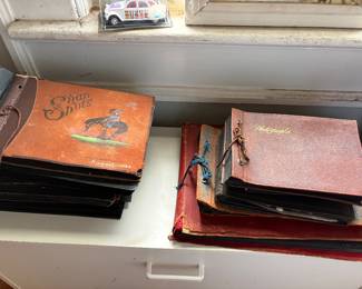 Vintage photo album collection