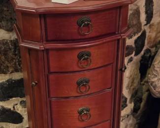 Jewelry box with vintage Jewelry from 1950's and beyond