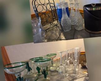 Bar accessories: decanters, ice buckets, glassware and more...