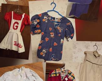Vintage baby and toddler clothes 