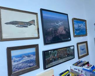  Military jet fighter framed posters and photos